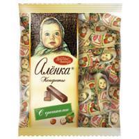 Пакет конфет Аленка с орешками