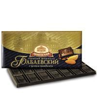 Шоколад Бабаевский Горький с целым миндалем