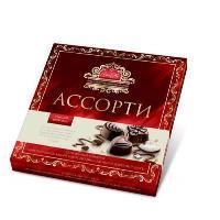 Конфеты "Ассорти" темный шоколад (в коробке)